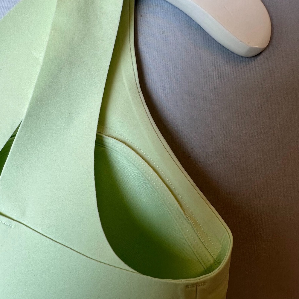 Lululemon Bra Womens 32C Green Sports Enlite Front Zip‎ High Support Running - Picture 11 of 13